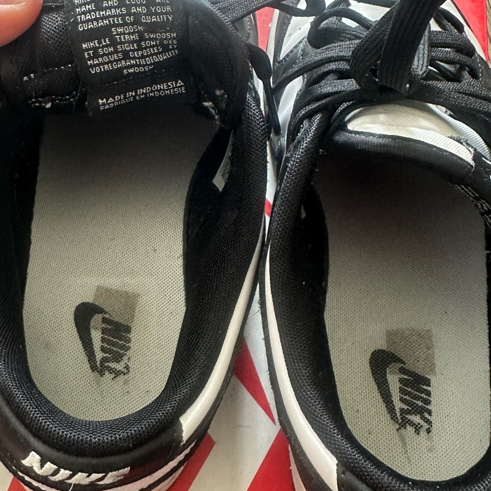 Nike Dunk Retro “Panda” Sneakers - 9.5 - Worn 4x - Picture 5 of 6